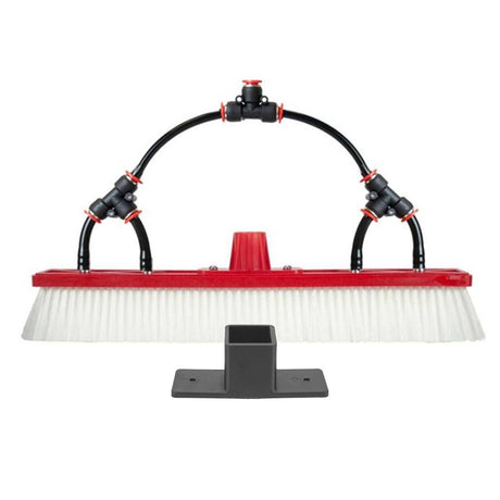 Tucker Hybrid Brush with Euro Socket and Four Fan Jets - 18 Inches