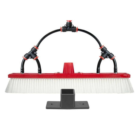Tucker Double Trim Brush with Euro Socket and Four Fan Jets - 18 Inch