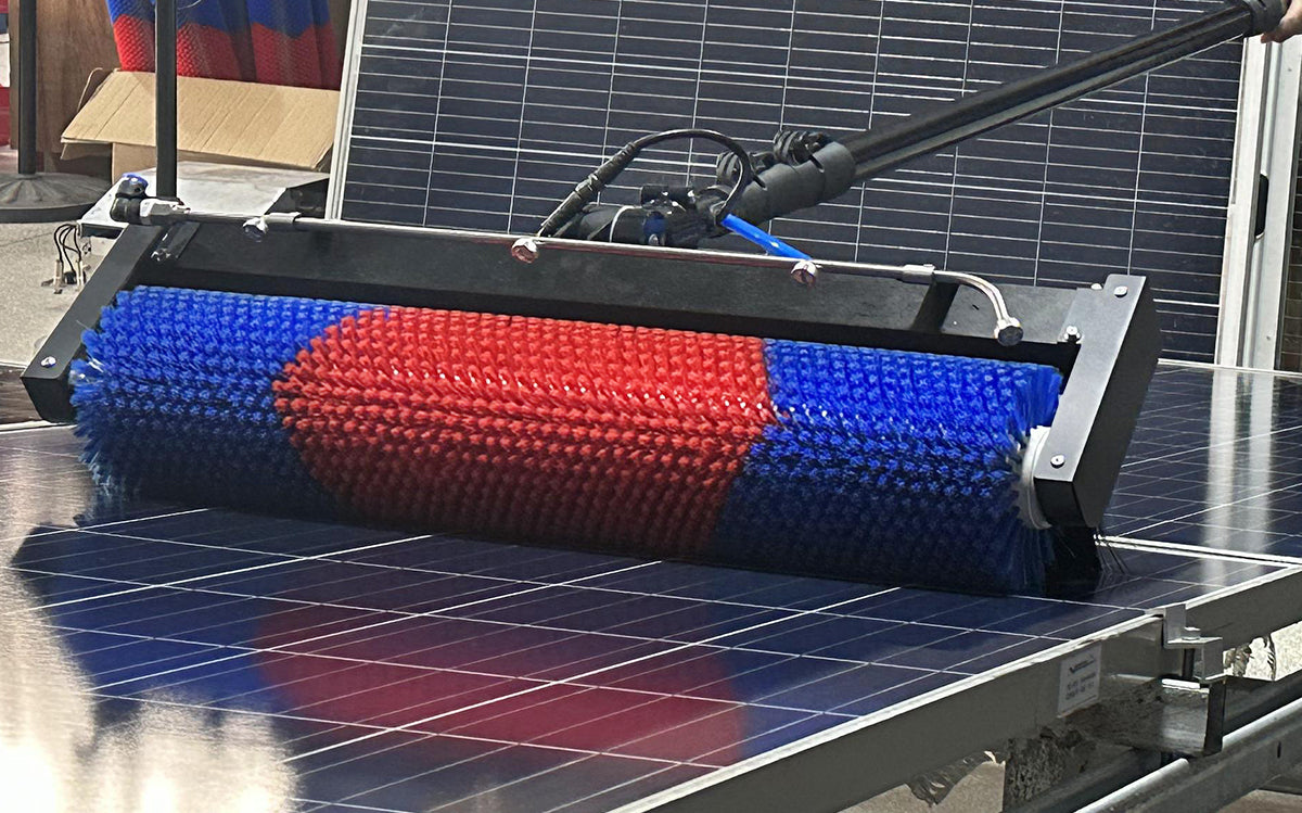 Zalvus.tech® 40 Powered - 100% Conductive Resistant Water Fed Pole System Solar Panel Cleaning