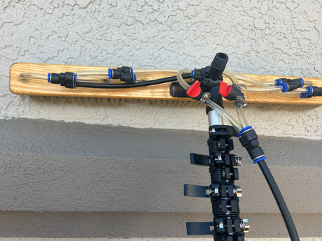 Zalvus.tech® 40M - 100% Conductive Resistant Water Fed Pole System Solar Panel Cleaning