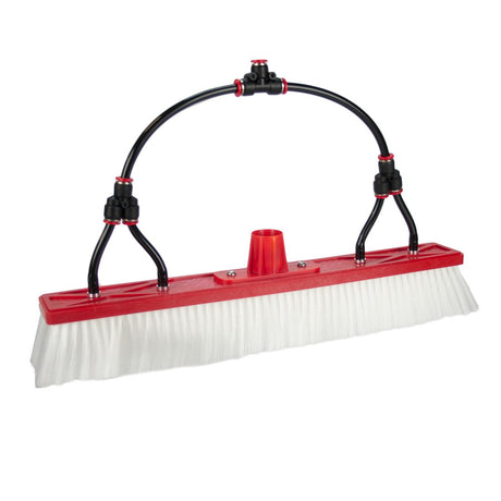 Tucker Double Trim Brush with Euro Socket and Four Fan Jets - 18 Inch