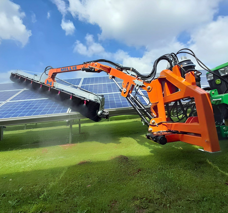 Transforming Large-Scale Solar Cleaning: The Millie Tractor Brush