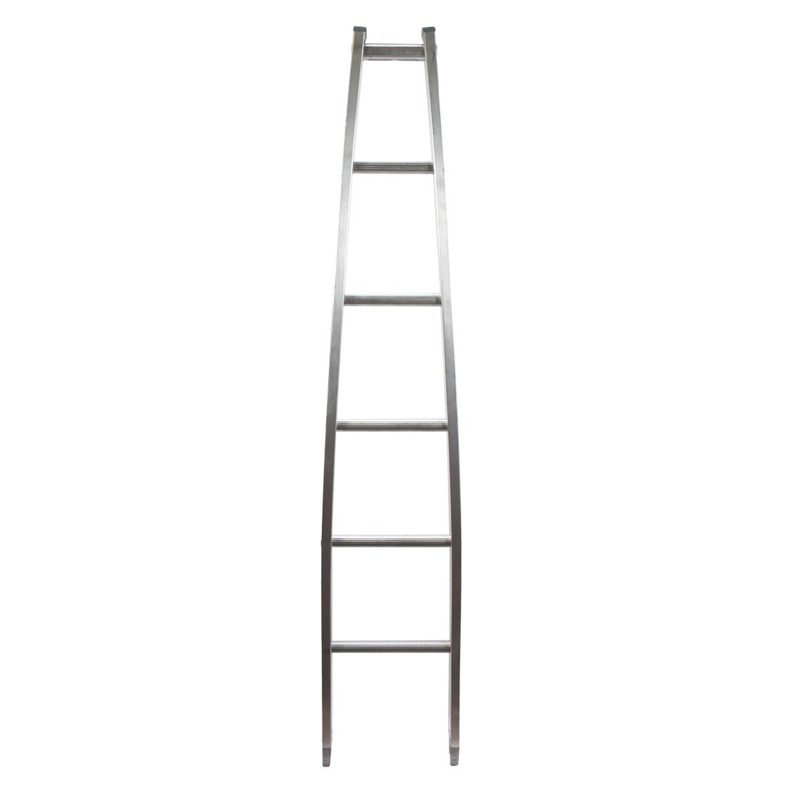 Metallic Ladder Aluminum Open Top Section - 6 Foot