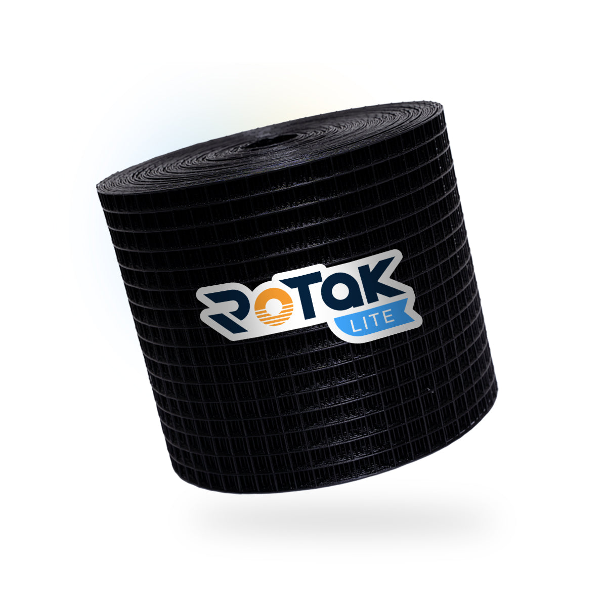 ROTAK Critter Guard LITE | 8in x 100ft Solar Panel Bird Prevention Roll Kit with 60 Fastener Clips | Galvanized Black PVC Coated ½ inch Wire Roll Mesh (8" LITE + 60 Clips)