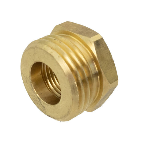 World Enterprises GHM x 3/8 FPT Bushing