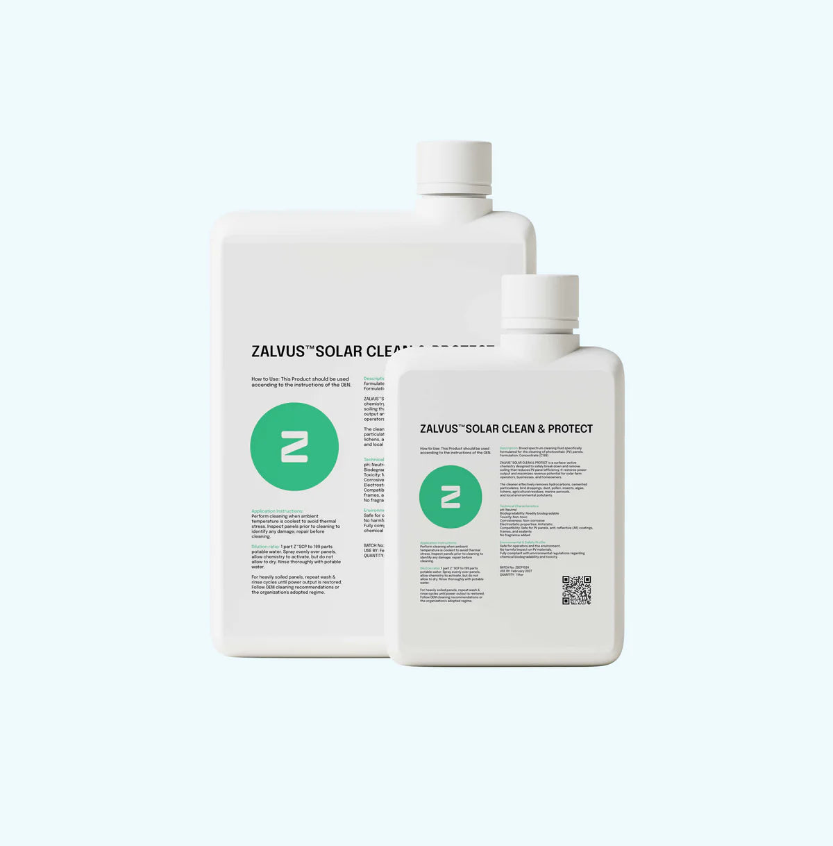 ZALVUS™ SOLAR CLEAN PROTECT - Ultra Concentrate (0.5 Liters)