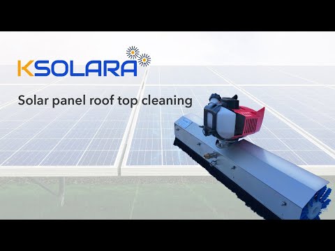 KSolara FK4 Solar Panel Cleaning Rotary Brush