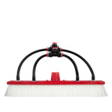 Tucker Hybrid Brush with Euro Socket and Four Fan Jets - 18 Inches