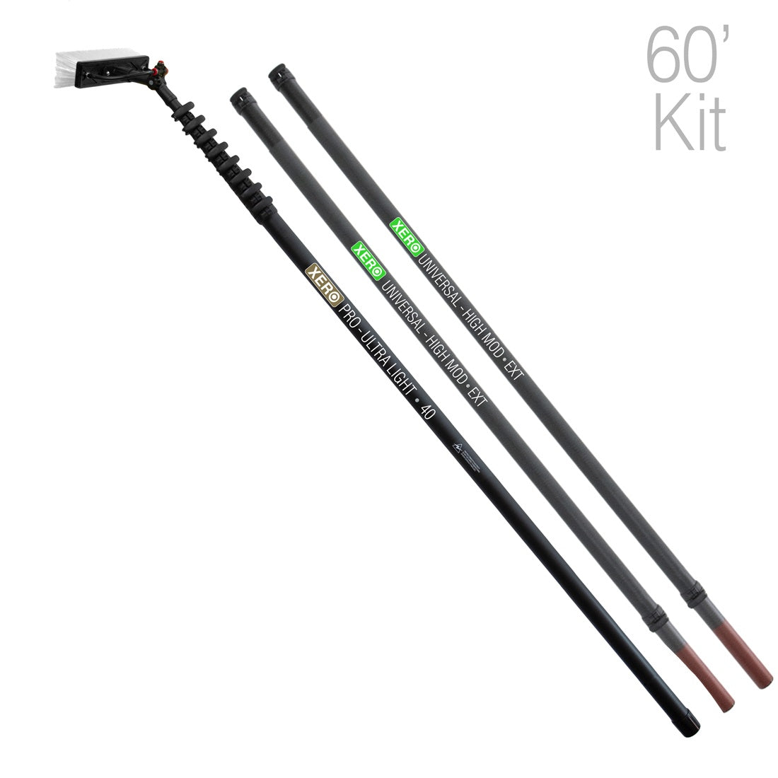 XERO Pro Ultra Light High Mod Carbon Fiber Water Fed Pole