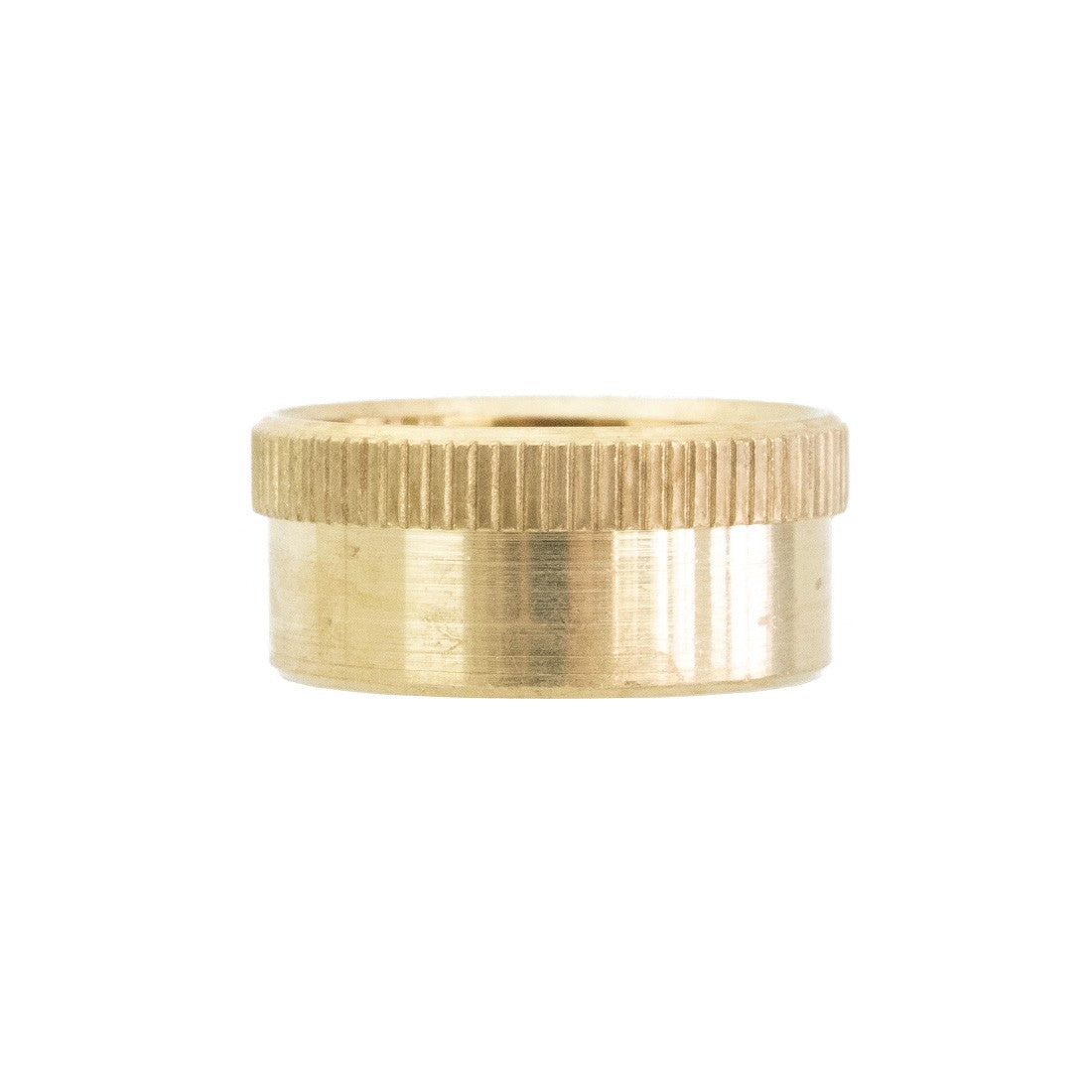 Garden Hose Cap with Washer - Brass