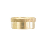 Garden Hose Cap with Washer - Brass